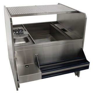 Advance Tabco PR-44X42SP-10 Prestige Series Stainless Steel Workstation, 52" x 44" - Right