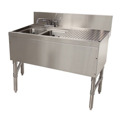 Advance Tabco PRB-24 Stainless Steel Underbar Sink, 25" Wide - PRB-24-32L