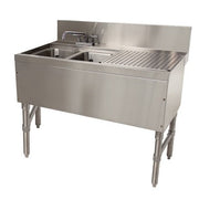 Advance Tabco PRB-24 Stainless Steel Underbar Sink, 25" Wide - PRB-24-42L