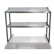 Advance Tabco PRDO-44 Prestige Series Stainless Steel Overshelf, 44" Wide, Silver - Default Title
