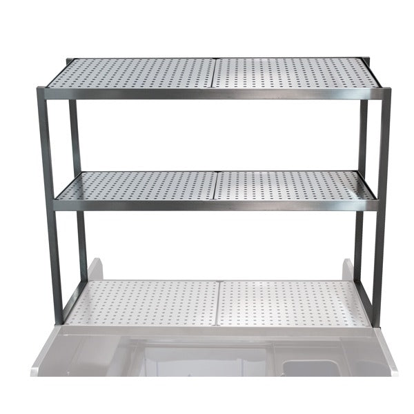 Advance Tabco PRDO-44 Prestige Series Stainless Steel Overshelf, 44" Wide, Silver - Default Title