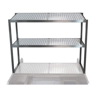 Advance Tabco PRDO-44 Prestige Series Stainless Steel Overshelf, 44" Wide, Silver - Default Title