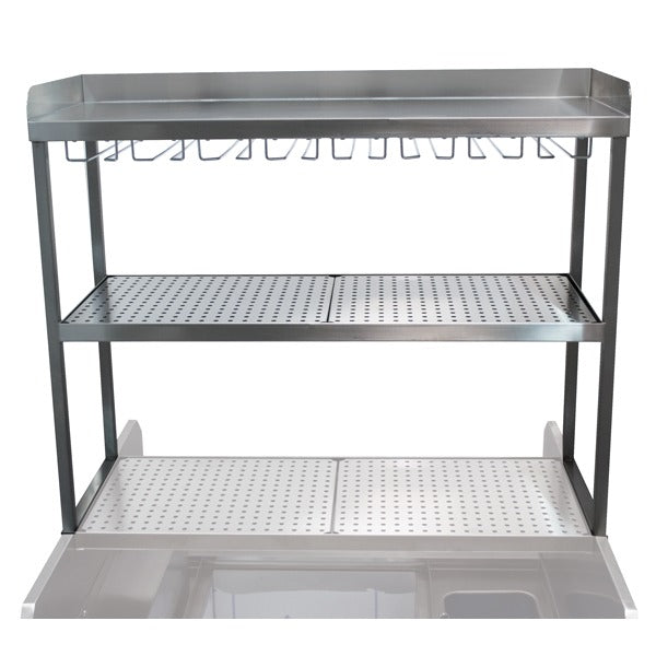 Advance Tabco PRDO-44-G Prestige Series Stainless Steel Overshelf, 44" Wide, Silver - Default Title