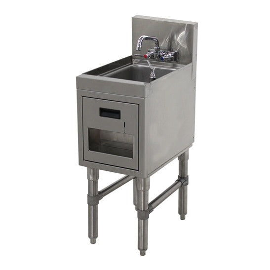 Advance Tabco PRHSST Stainless Steel Hand Sink, 36" High - 20" x 18"