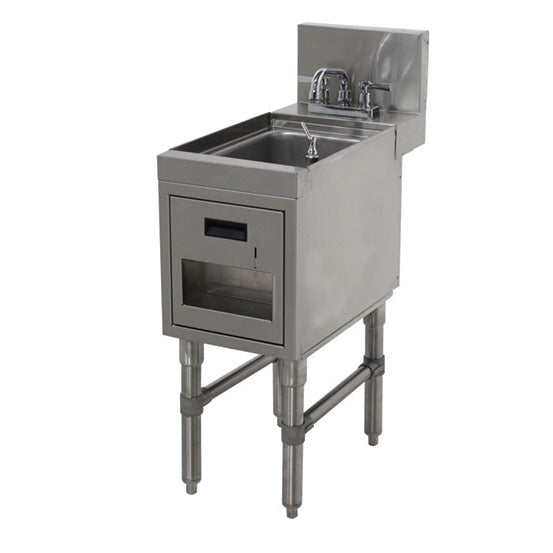 Advance Tabco PRHSST Stainless Steel Hand Sink, 36" High - 25" x 18"