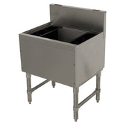 Advance Tabco PRI-19 Prestige Series Stainless Steel Underbar Ice Bin, 20" Wide - 70 lb.