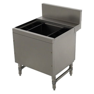 Advance Tabco PRI-19 Prestige Series Stainless Steel Underbar Ice Bin, 20" Wide - 80 lb.