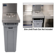 Advance Tabco PRSJT-12 Prestige Series Stainless Steel Trash Receptacle Cover, 25" x 12" - Default Title