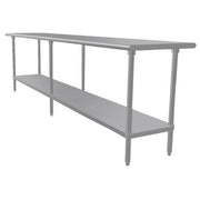 Advance Tabco SAG Stainless Steel Work Table, 24" Wide - 24" x 120"