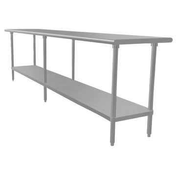 Advance Tabco SAG Stainless Steel Work Table, 24" Wide - 24" x 120"