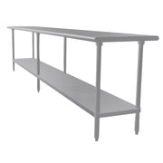 Advance Tabco SAG Stainless Steel Work Table, 24" Wide - 24" x 144"