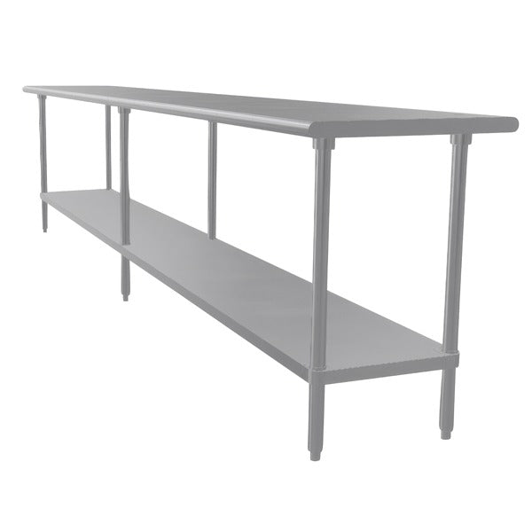 Advance Tabco SAG Stainless Steel Work Table, 24" Wide - 24" x 144"