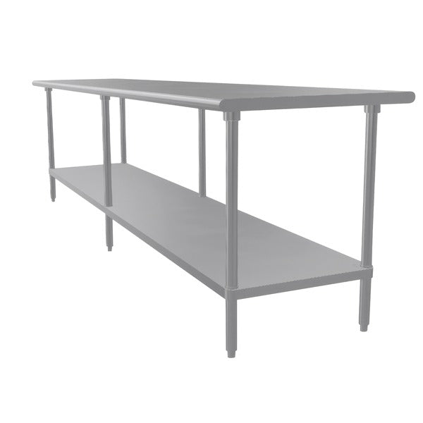 Advance Tabco SAG Stainless Steel Work Table, 30" Wide - 30" x 120"