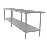 Advance Tabco SAG Stainless Steel Work Table, 30" Wide - 30" x 132"