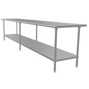 Advance Tabco SAG Stainless Steel Work Table, 30" Wide - 30" x 144"