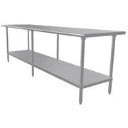 Advance Tabco SAG Stainless Steel Work Table, 30" Wide - 30" x 108"