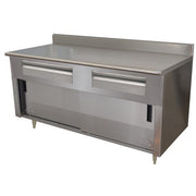 Advance Tabco SDRC Stainless Steel Enclosed Base Work Table, 30" Wide - 72"