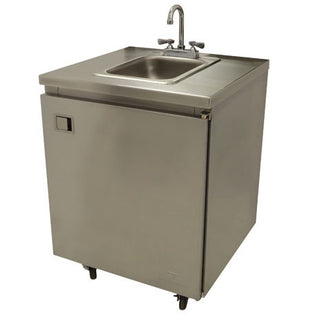 Advance Tabco SHK-MSC Stainless Steel Sink Cart, 26" x 26", 120V - SHK-MSC-26C