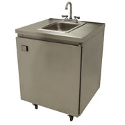 Advance Tabco SHK-MSC Stainless Steel Sink Cart, 26" x 26", 120V - SHK-MSC-26CH