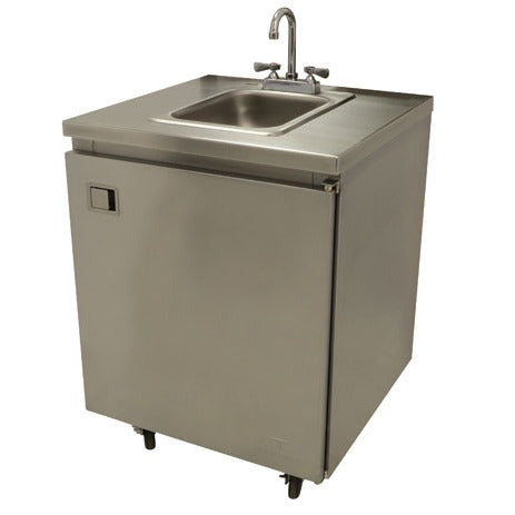 Advance Tabco SHK-MSC Stainless Steel Sink Cart, 26" x 26", 120V - SHK-MSC-26CH
