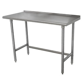 Advance Tabco TFMG Stainless Steel Open Base Work Table, 24" Wide - 24"
