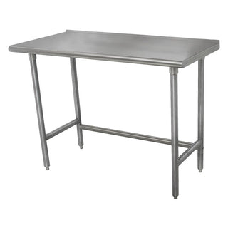 Advance Tabco TFMS Stainless Steel Open Base Work Table, 37" High - 24" x 30"