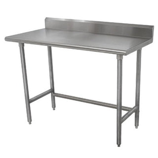Advance Tabco TKMG Stainless Steel Open Base Work Table, 24" Wide - 24"