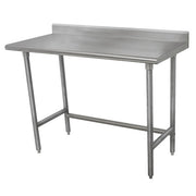Advance Tabco TKSS Stainless Steel Open Base Work Table, 40 1/2" High - 30" x 36"