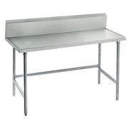Advance Tabco TVKG Stainless Steel Open Base Work Table, 36" Wide - 108"