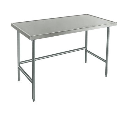 Advance Tabco TVLG Stainless Steel Open Base Work Table, 35 1/2" High - 30" x 132"