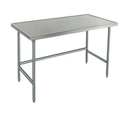 Advance Tabco TVLG Stainless Steel Open Base Work Table, 35 1/2" High - 30" x 72"