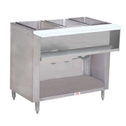 Advance Tabco Stainless Steel Food Table, 34 1/8" High - 47 1/8"
