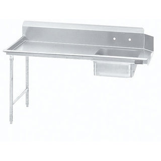 Advance Tabco DTS-S30 Stainless Steel Dishtable, 30" x 107" - Left
