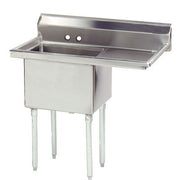 Advance Tabco FE-1-1620 Stainless Steel 1 Compartment Sink, 25 3/4" x 36 1/2" - Right