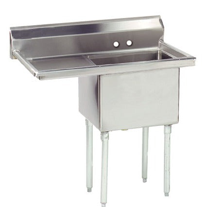 Advance Tabco FE-1 Stainless Steel 1 Compartment Sink, 29 3/4" Wide - 44 1/2"