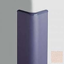 Corner Guard Bullnose 90, 3'' Wings, 8'H W/Caps, Ecru