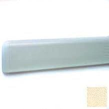 Wall Guard W/Rounded Top Edge, 4" H x 12'L, Pale Yellow