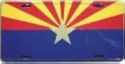 Dixie Arizona Starburst State Flag License Plate