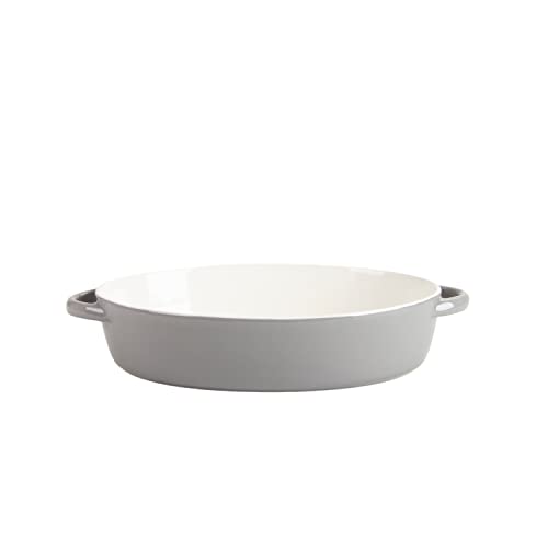 10 Strawberry Street Gray / 13" & 10.5" / Oval Bake & Serve Sets