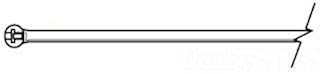 Thomas & Betts TY525M-2 Nylon 6/6 Cable Tie 7 Inch Red Ty-Rap