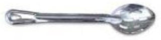 Browne 11" Conventional Slotted Serving Spoon