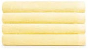 Ganesh Mills Oxford M5711 Premium Towel Collection 100% Ringspun Cotton Dobby Hemmed Sunrise Yellow (Pack of 24)