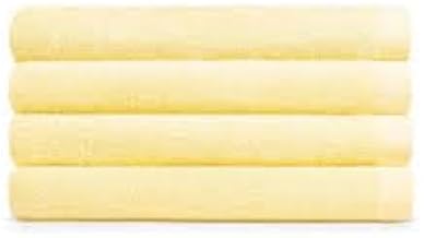 Ganesh Mills Oxford M5711 Premium Towel Collection 100% Ringspun Cotton Dobby Hemmed Sunrise Yellow (Pack of 24)