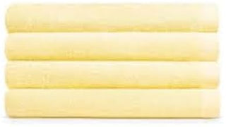 Ganesh Mills Oxford M5711 Premium Towel Collection 100% Ringspun Cotton Dobby Hemmed Sunrise Yellow (Pack of 24)