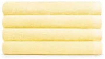 Ganesh Mills Oxford M5711 Premium Towel Collection 100% Ringspun Cotton Dobby Hemmed Sunrise Yellow (Pack of 24)