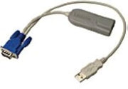Raritan Paragon II Computer Interface Module - 1 x RJ-45 Female to 1 x 15-pin HD-15 Male, 1 x Type A Male USB