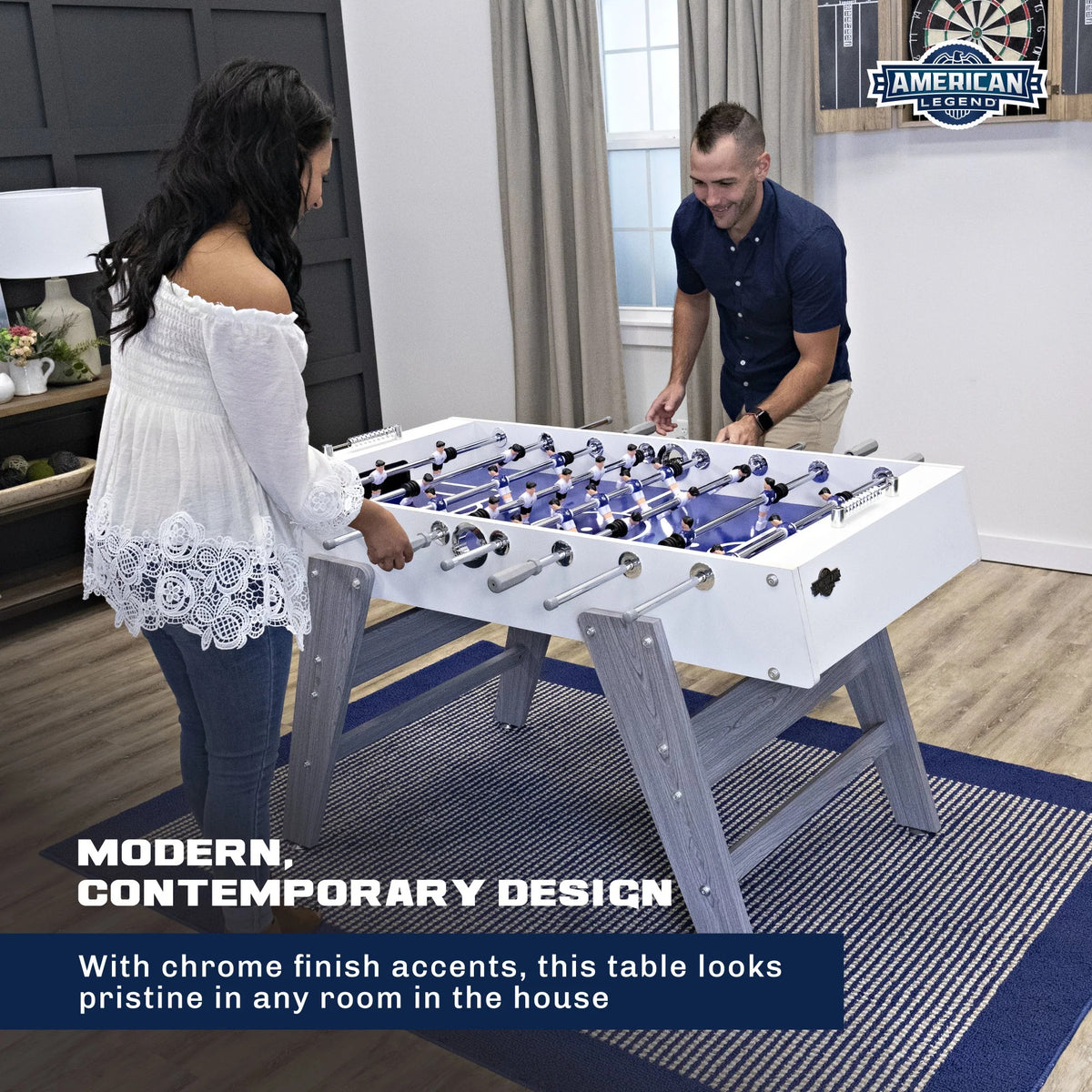 Escalade Sports Al2005W American Legend Foosball Table, 54" Long - photo 2