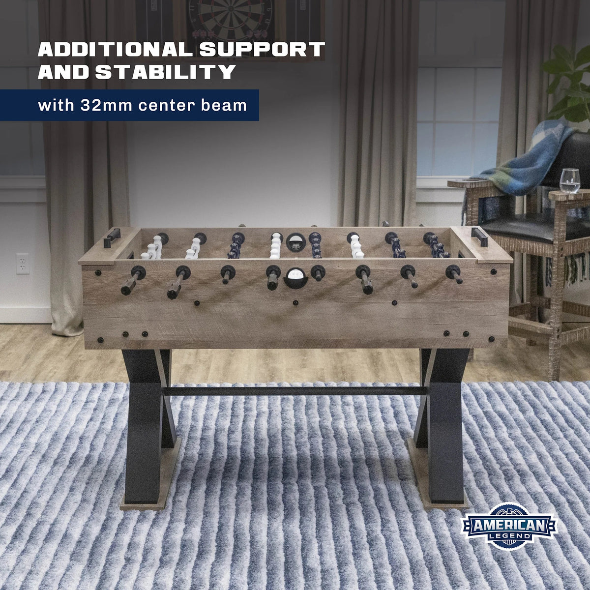 Escalade Sports AL2010W American Legend Foosball Table, 54" Long - photo 2