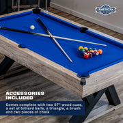 Escalade Sports AL3005W American Legend Wood Pool Table, 50 3/8" x 84" - photo 3