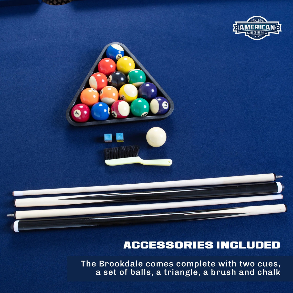Escalade Sports AL3020W American Legend Wood Pool Table, 52" x 90" - photo 4